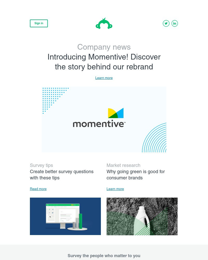 SurveyMonkey - Newsletter: July 2021