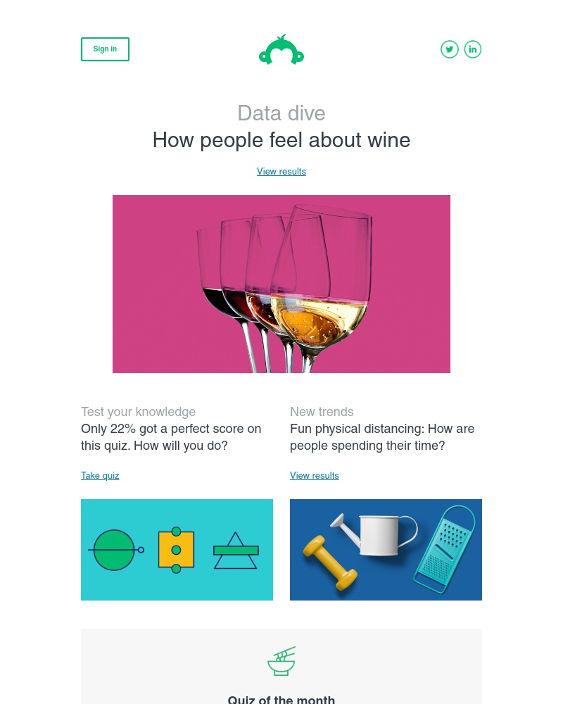 SurveyMonkey - Newsletter: June 2020