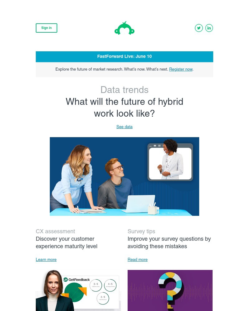 SurveyMonkey - Newsletter: June 2021