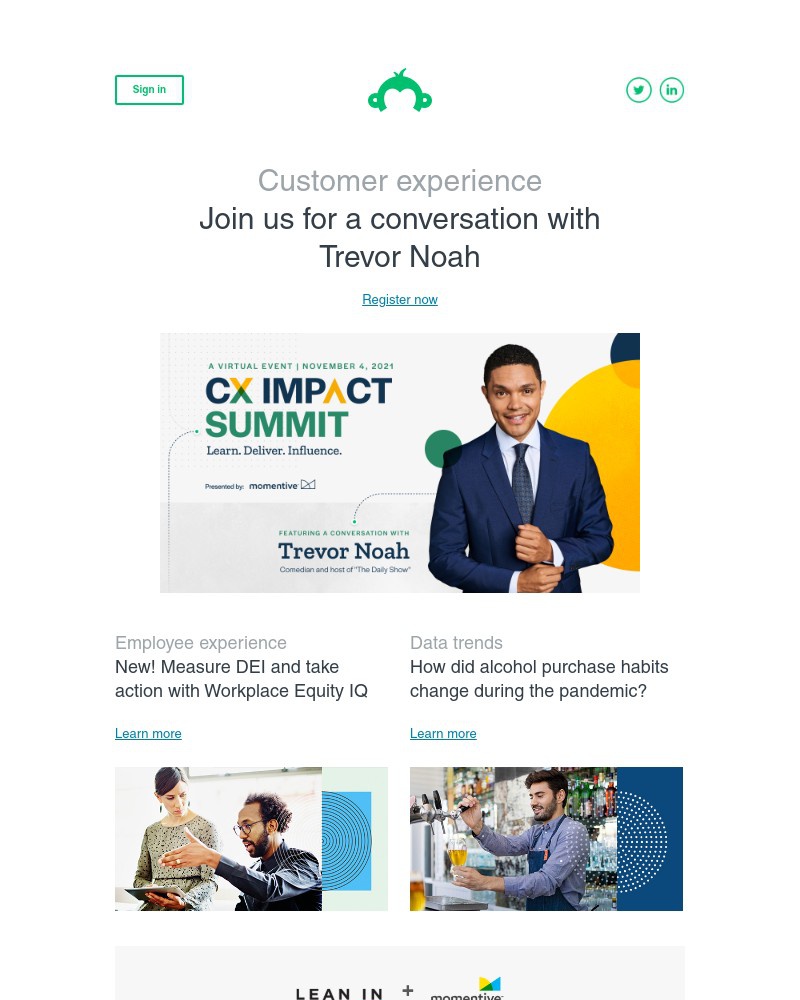 SurveyMonkey - Newsletter: October 2021