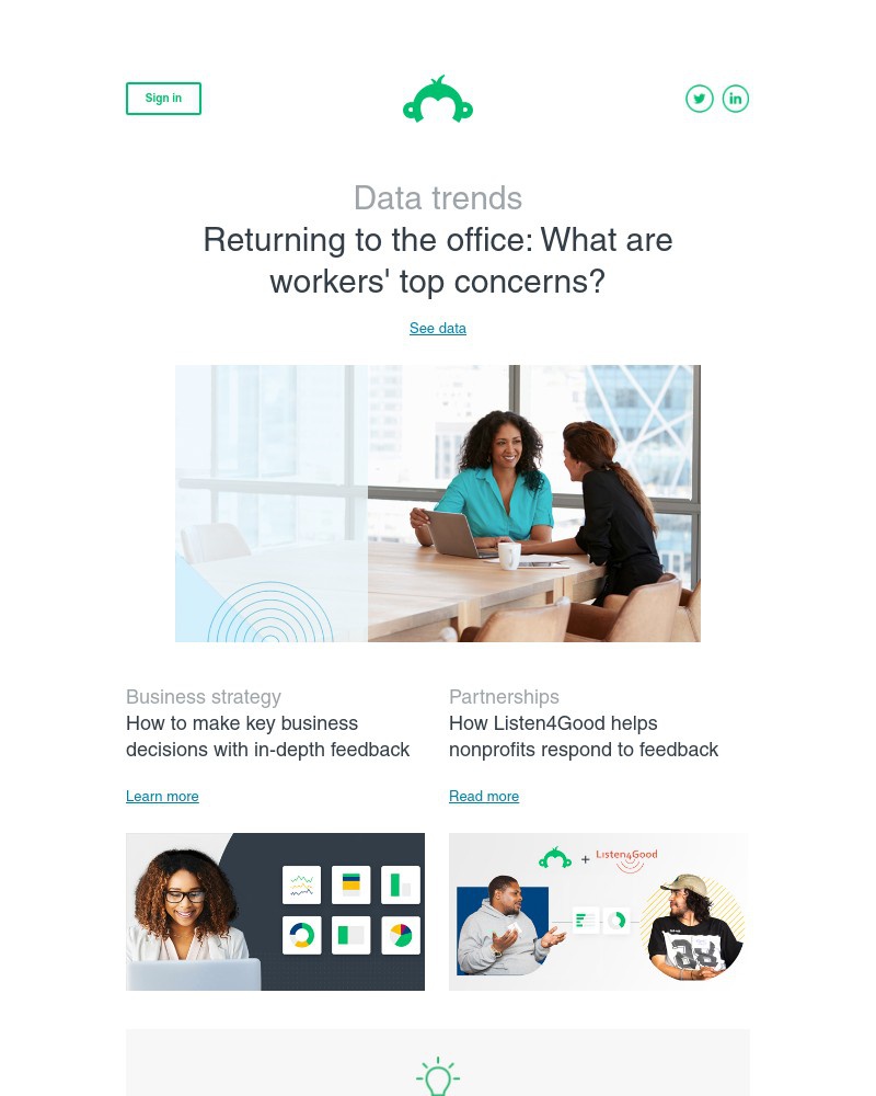 SurveyMonkey - Newsletter: September 2021