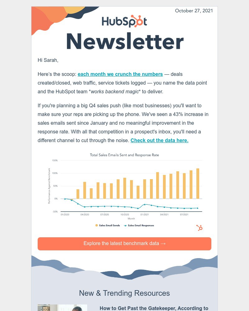 HubSpot CRM - [Newsletter] Updated deal performance (100k+ companies)