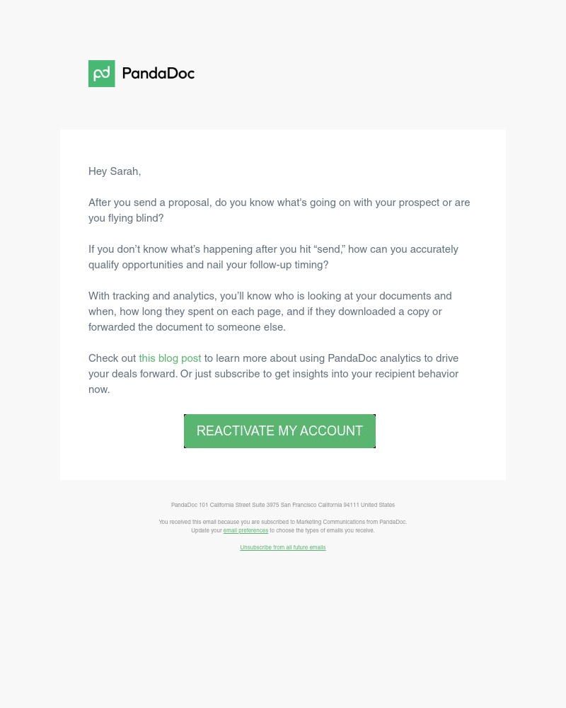 PandaDoc - No more flying blind with doc analytics ✈️