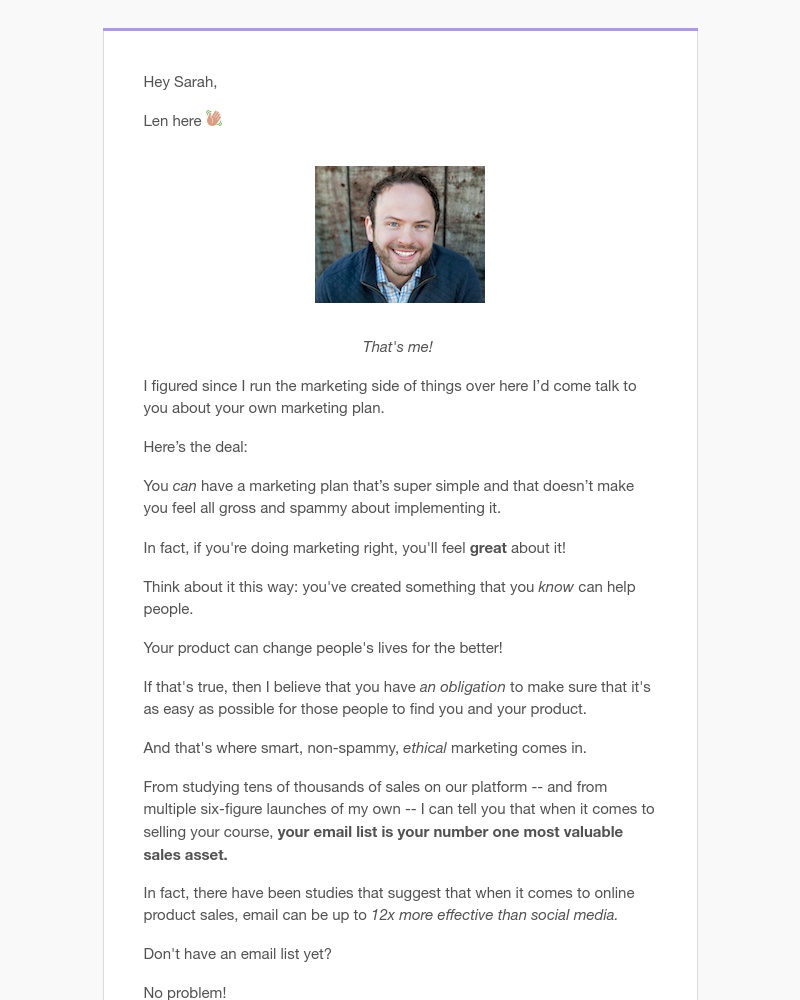 Podia - Non-spammy marketing tips inside 💰