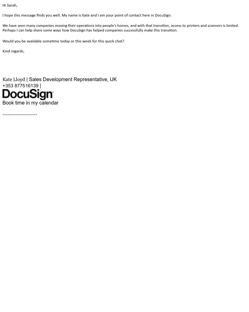 Docusign - DocuSign Point of Contact