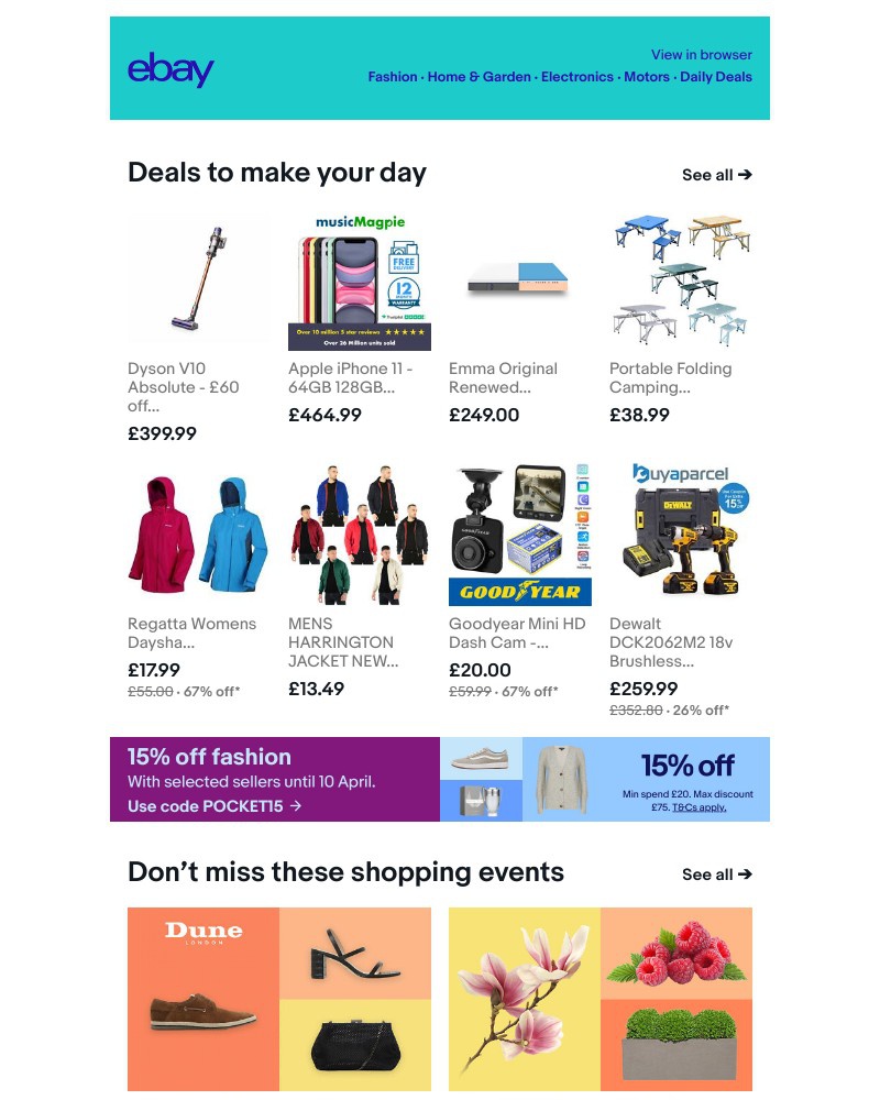 eBay - Nothing beats a Friday shopping break