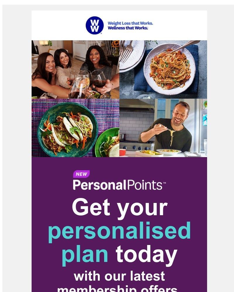 WW (Weight Watchers) - Now is the best time to get started with PersonalPoints