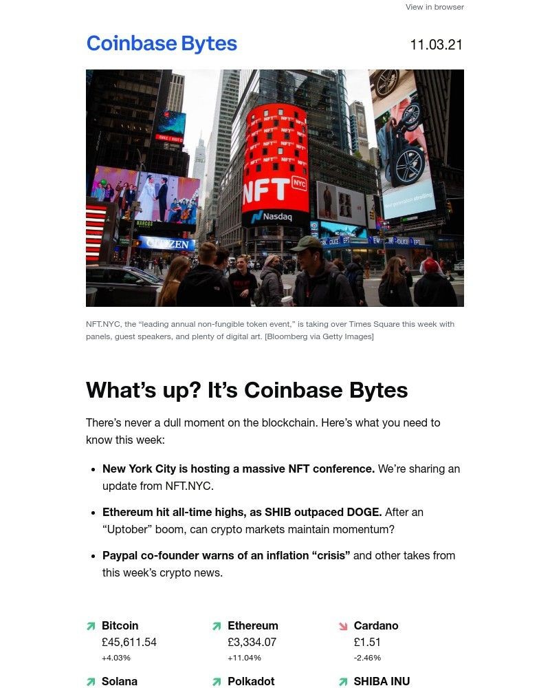  - NYC celebrates NFTs with a massive event