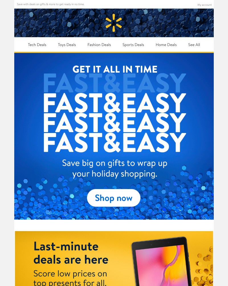 Walmart - ✔️ off your holiday list FAST