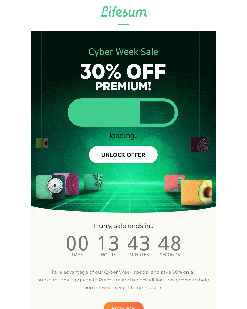 Lifesum - ⏳Offer ends today! 30% off all Premium subscriptions.