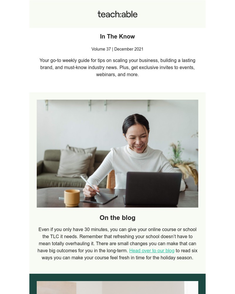 Teachable - Open for your guide to sending the perfect sales email