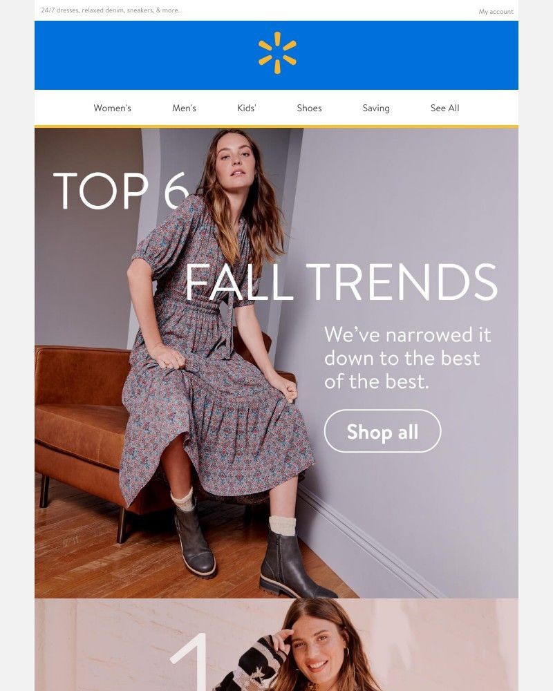Walmart - Open up! Fall's best fashion is right here. 👋