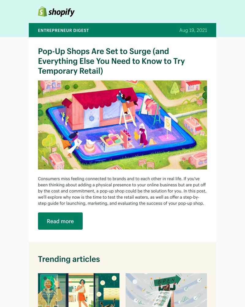Shopify - Opening a pop-up