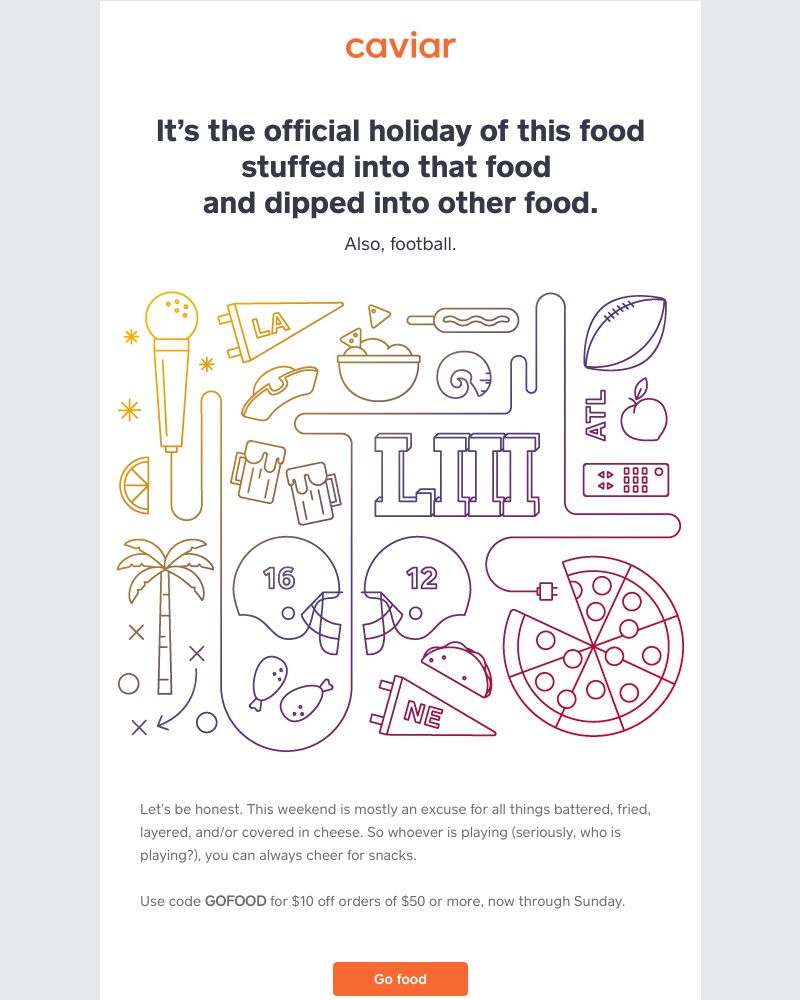  - Order for a crowd and get $10 off