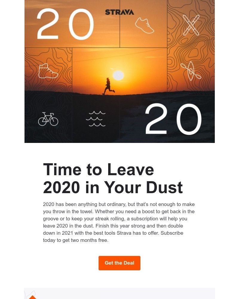 Strava - Our best deal is here to help you end 2020 strong