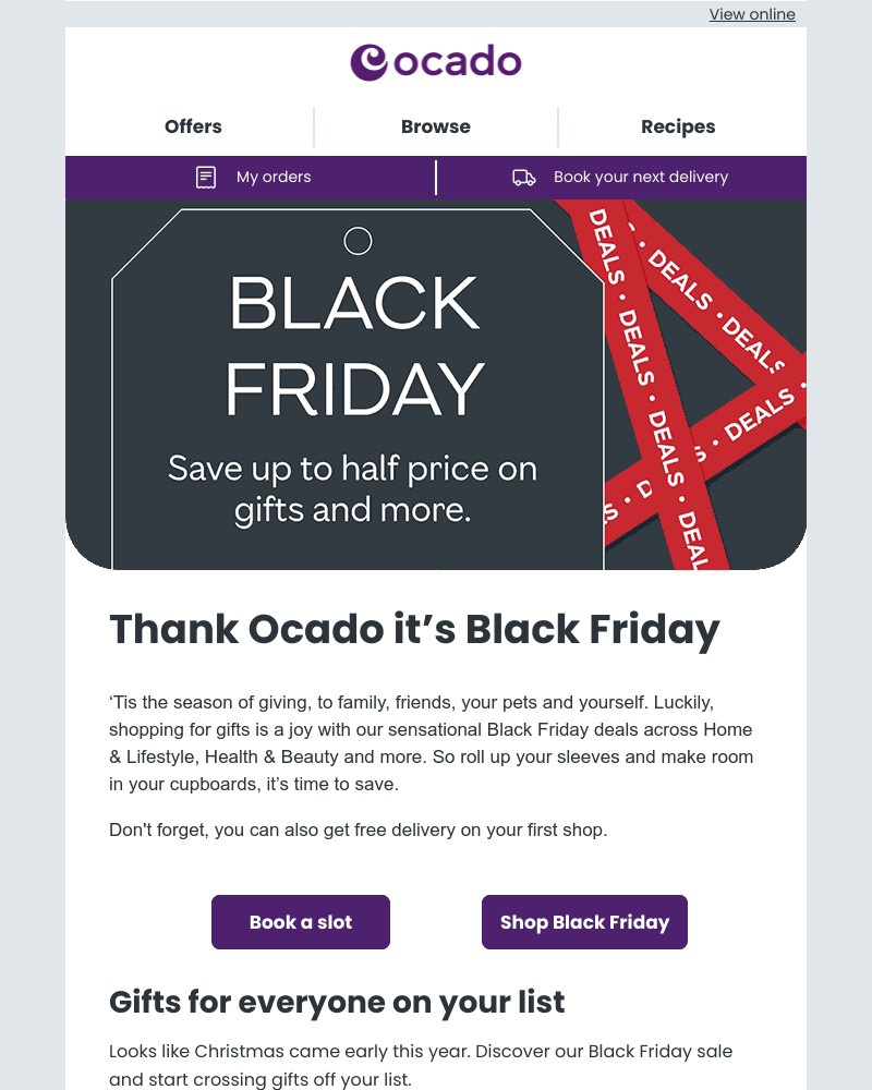  - Our Black Friday sale is here