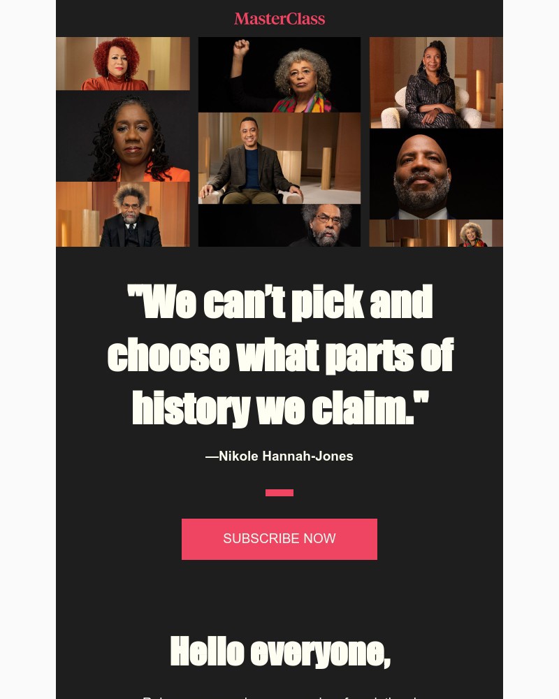  - Our new class on Black History, Black Freedom and Black Love is here