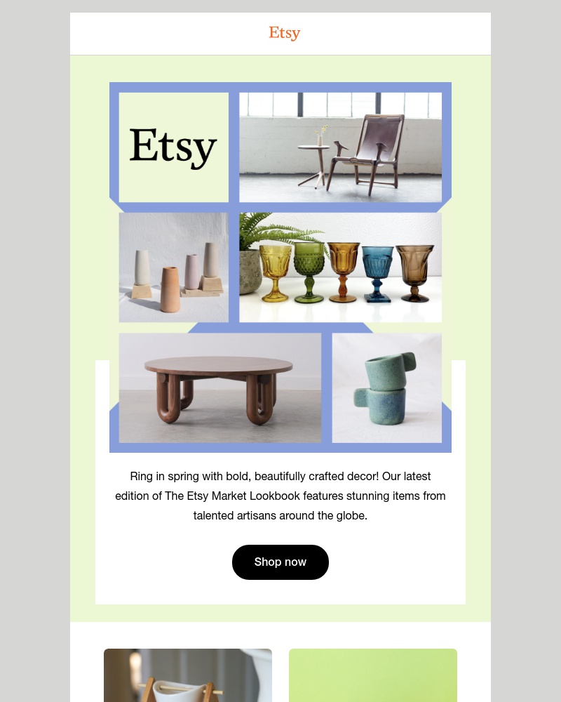 Etsy - Our Spring Market is here! 🌸