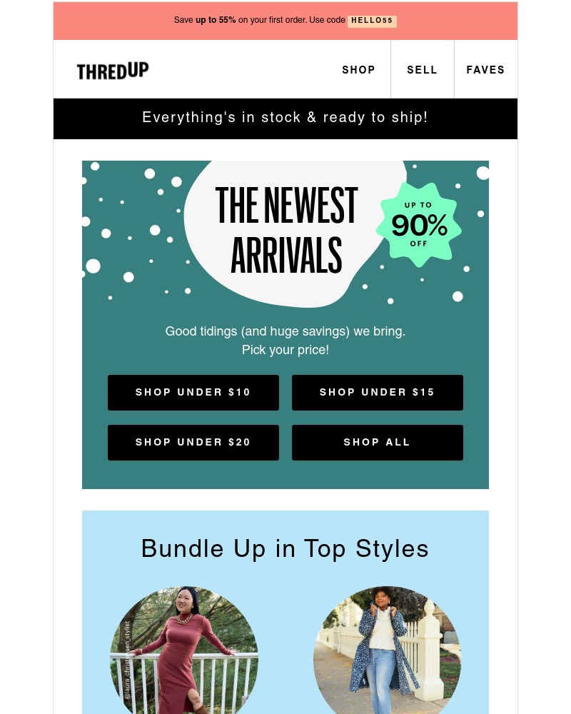 thredUP - Our 🎁 to you: NEW Arrivals