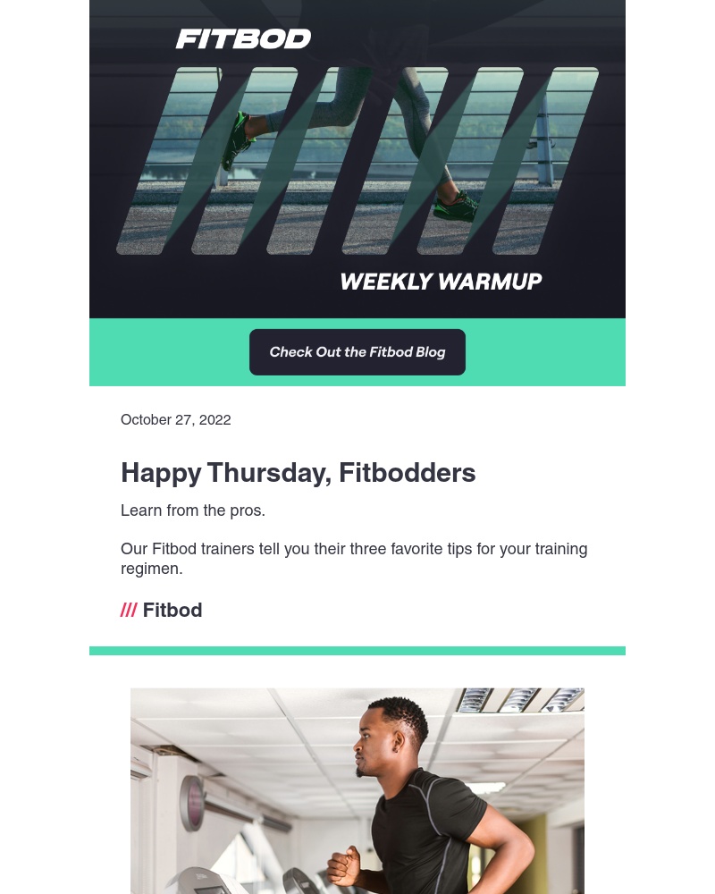 Fitbod - Our trainers wrote this just you. [Weekly Warmup]