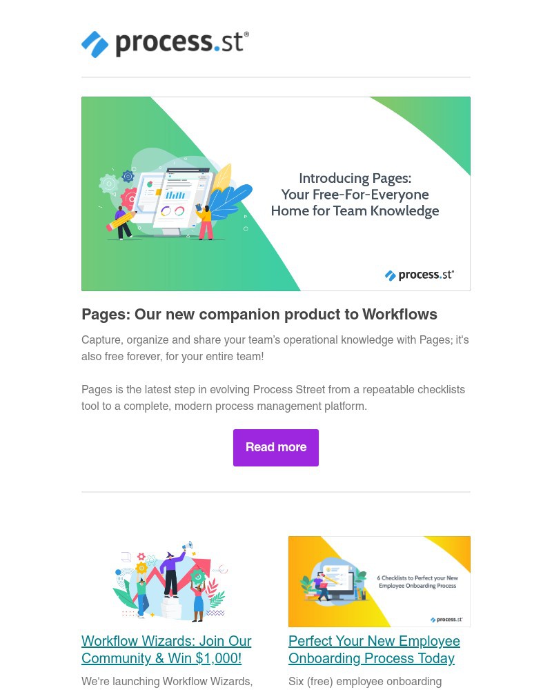 Process Street - Pages: Our new companion product to Workflows ✨