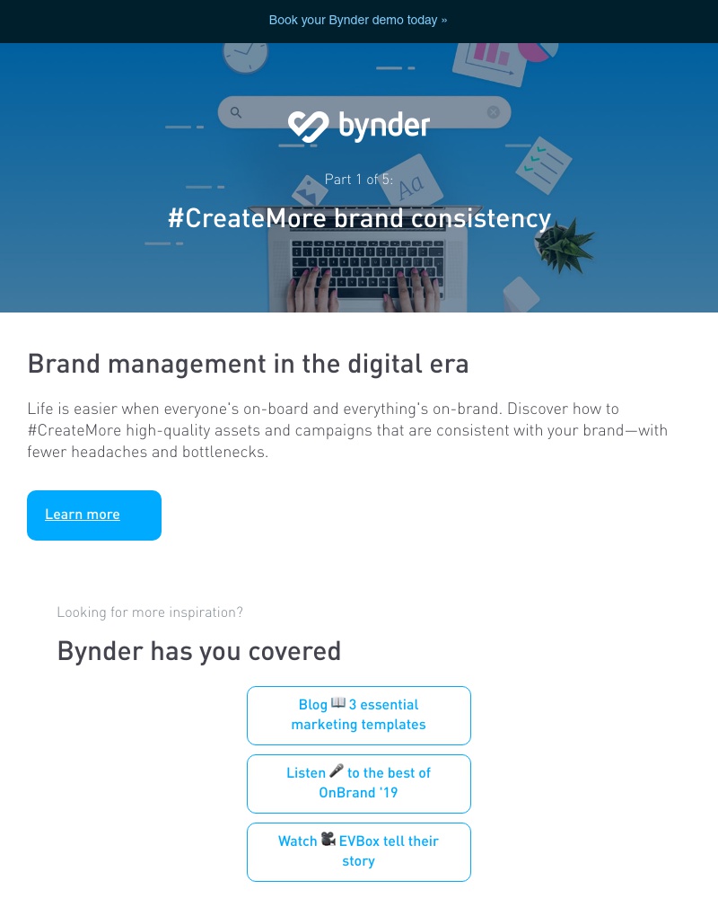 Bynder - Part 1: #CreateMore