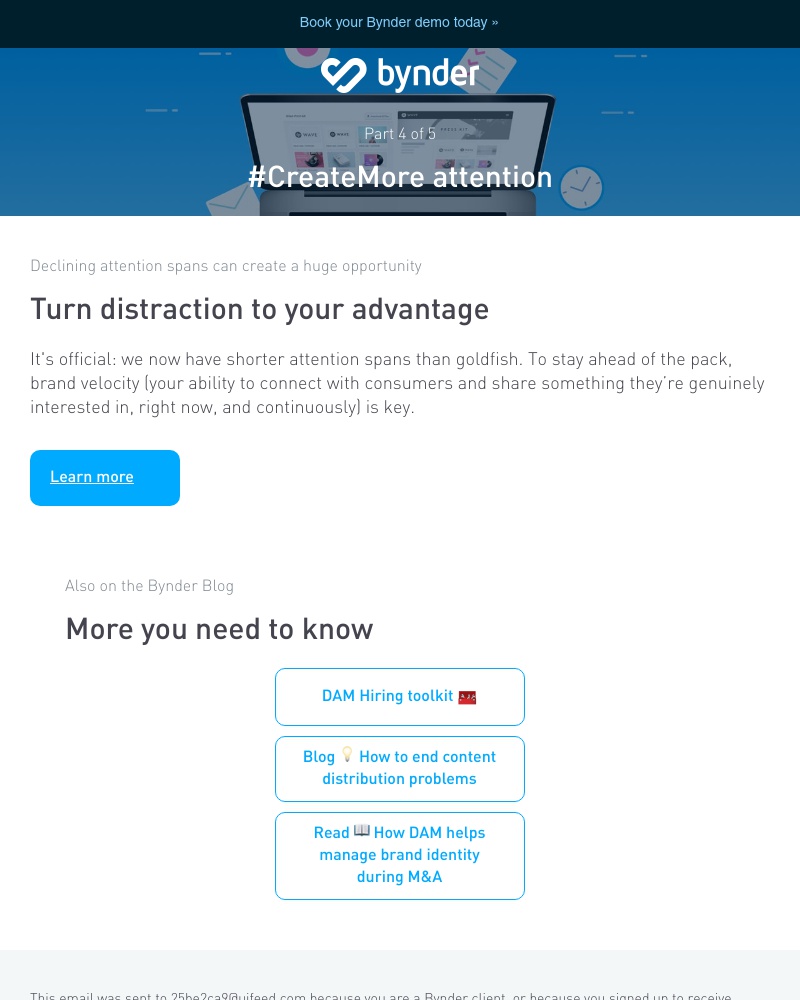 Bynder - Part 4: #CreateMore brand velocity with Bynder