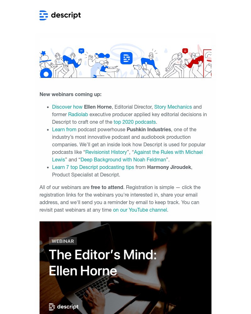 Descript - Perfect your podcast editing and storytelling