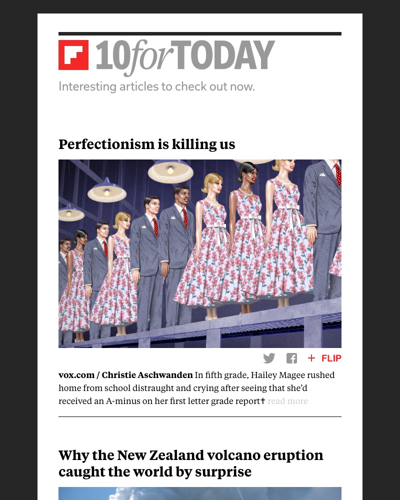 Flipboard - Perfectionism is killing us