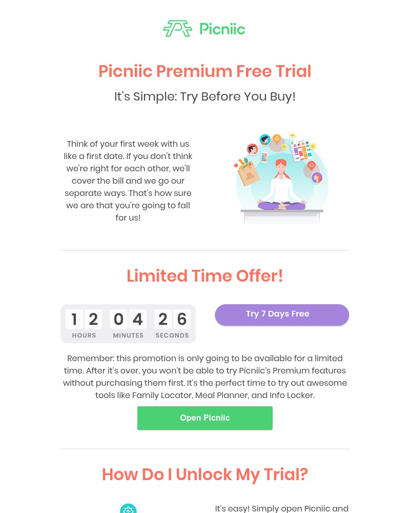 Picniic - Picniic Premium - FREE 7 DAY TRIAL 😍