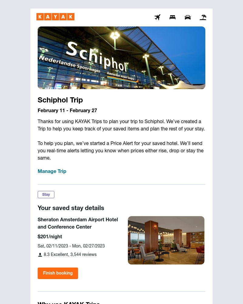 Kayak - Plan your trip to Schiphol