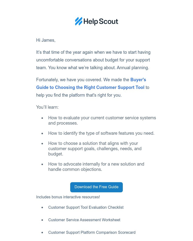 Help Scout - Planning your 2021 support needs? 