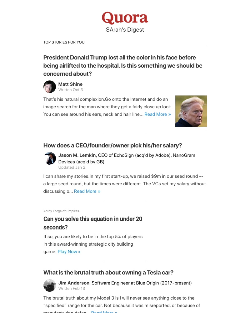 Onboarding on Quora video screenshot