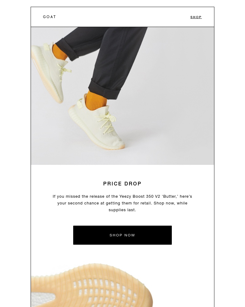 Goat - Price Drop: Yeezy Boost 350 V2 'Butter'