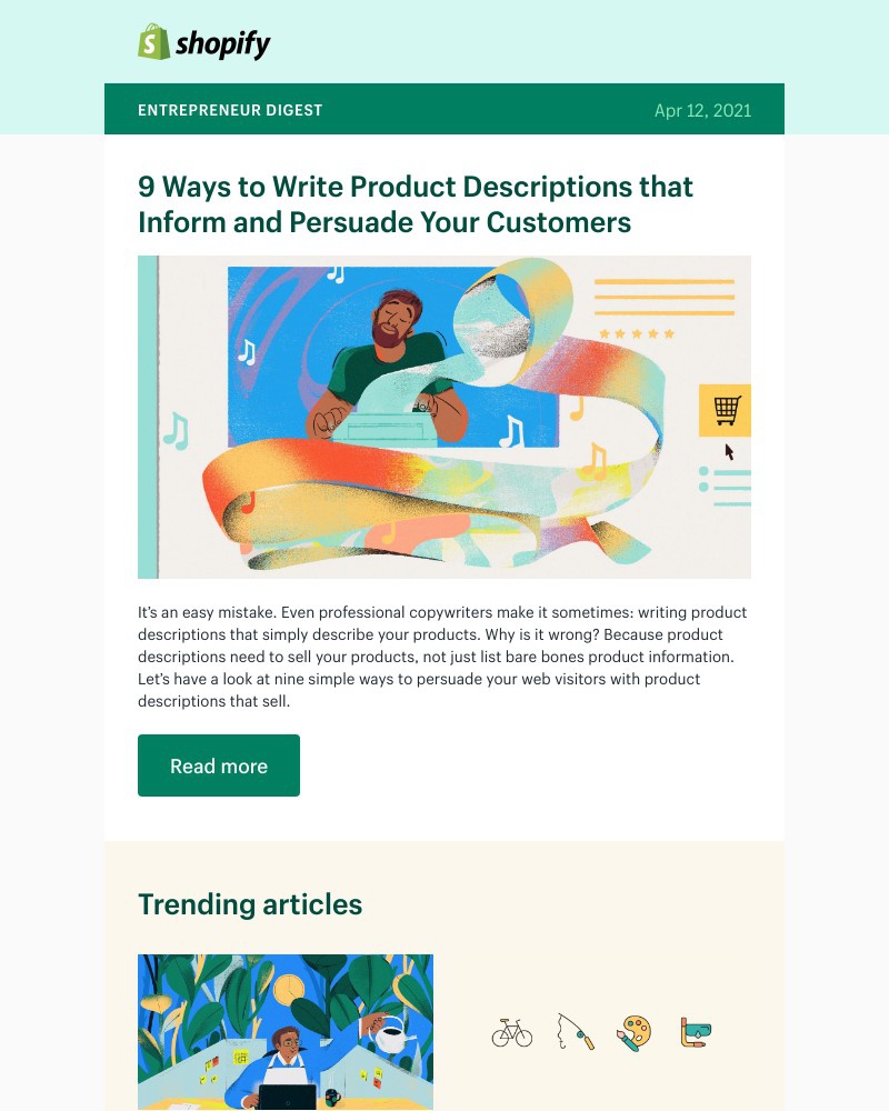 Shopify - Product descriptions that sell ✍️