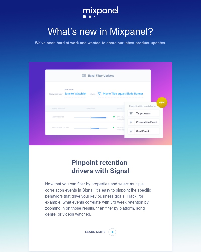 Mixpanel - Product Update - July