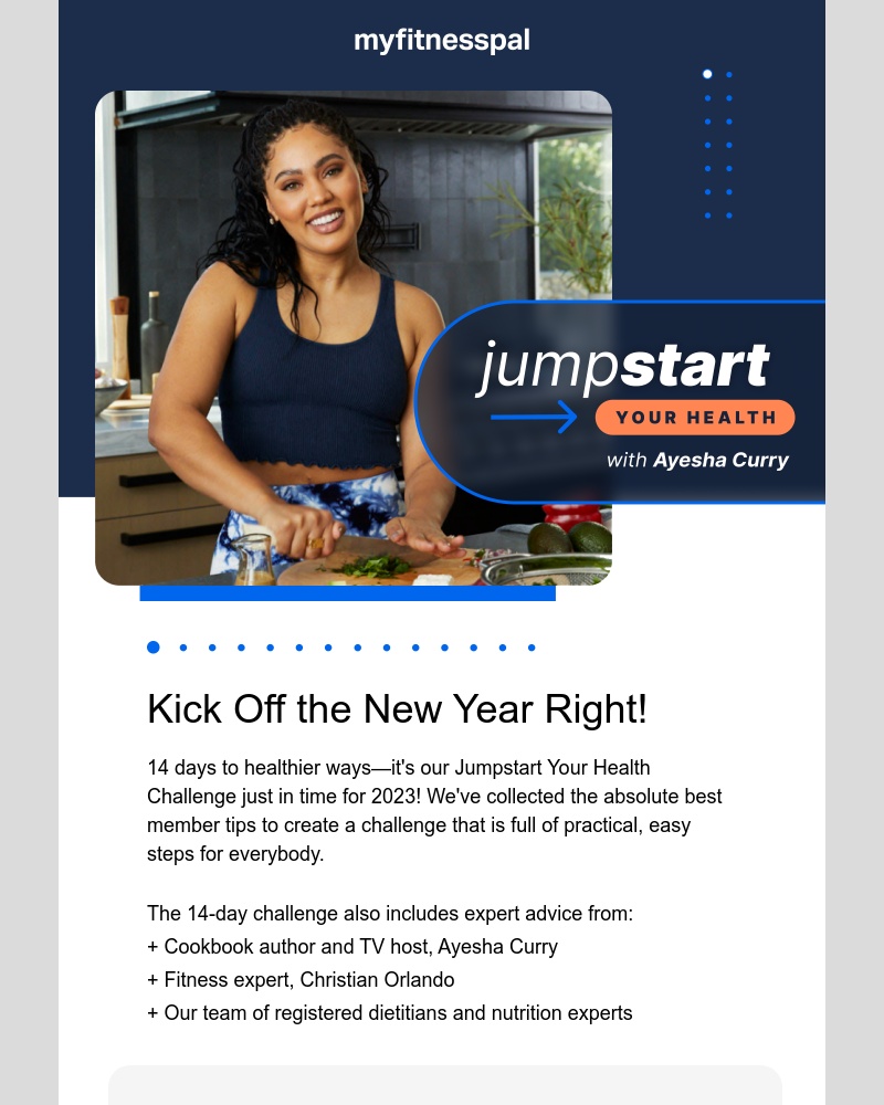 MyFitnessPal - Psst…have you heard about our challenge?