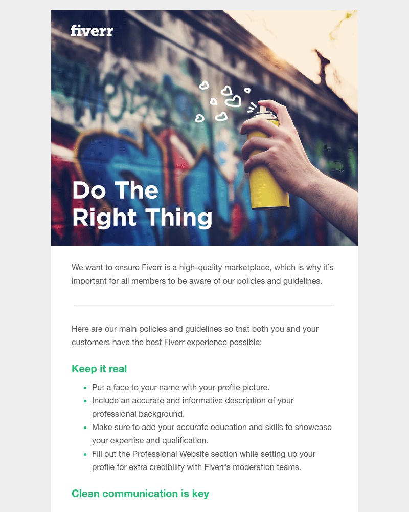 Fiverr - Put your best foot forward on Fiverr
