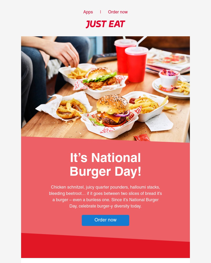 Just Eat -  Ramy, a big reason to love National Burger Day 🍔🍟🥤  