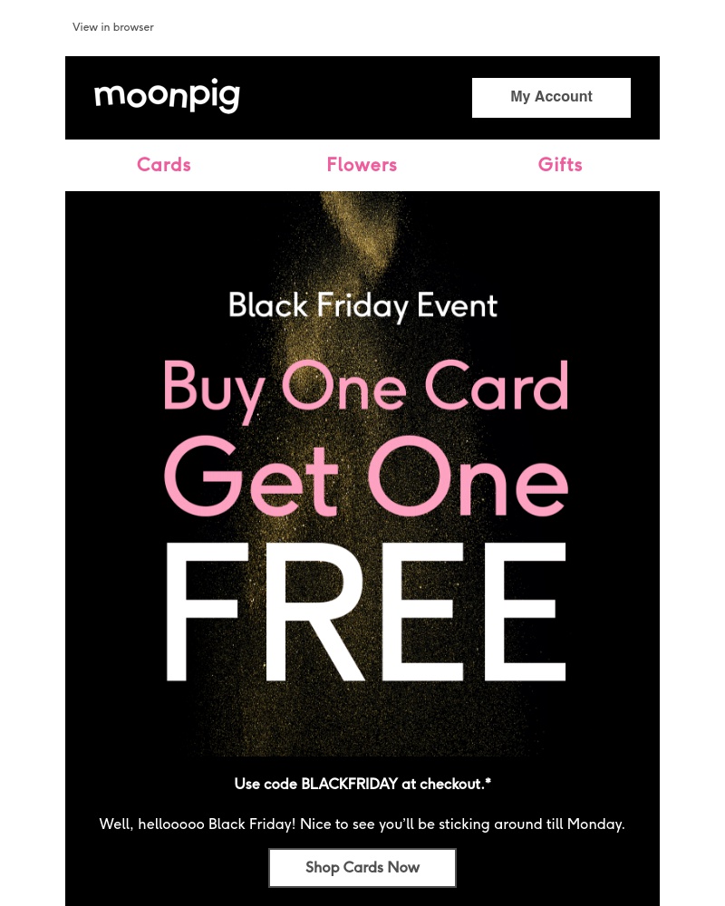 Moonpig - Ramy, buy one card, get one FREE! 😍