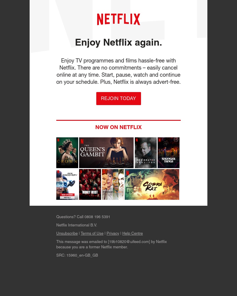 Onboarding on Netflix video screenshot