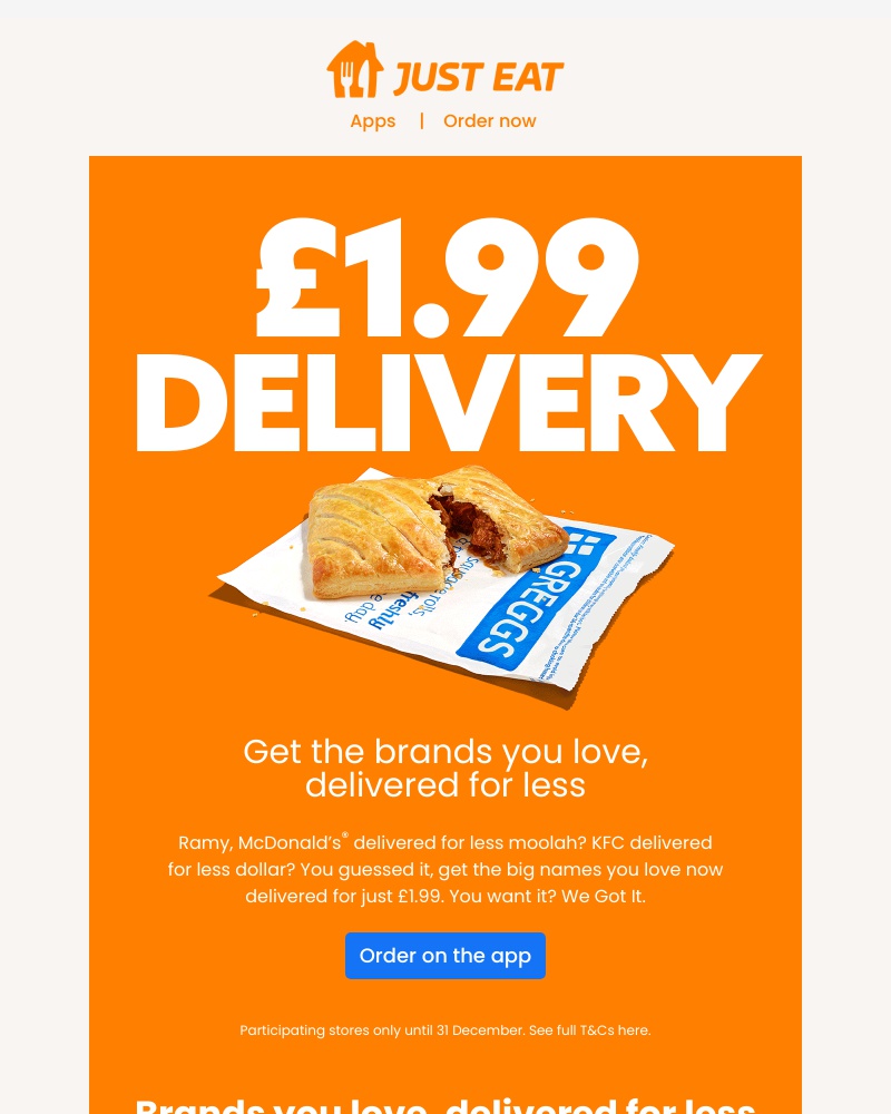 Ordering food on Just Eat video screenshot