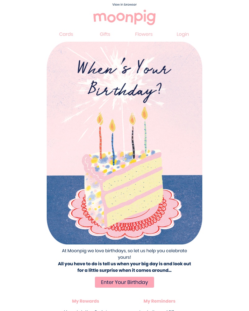 Moonpig - Ramy, fancy a birthday treat? 🎂✨