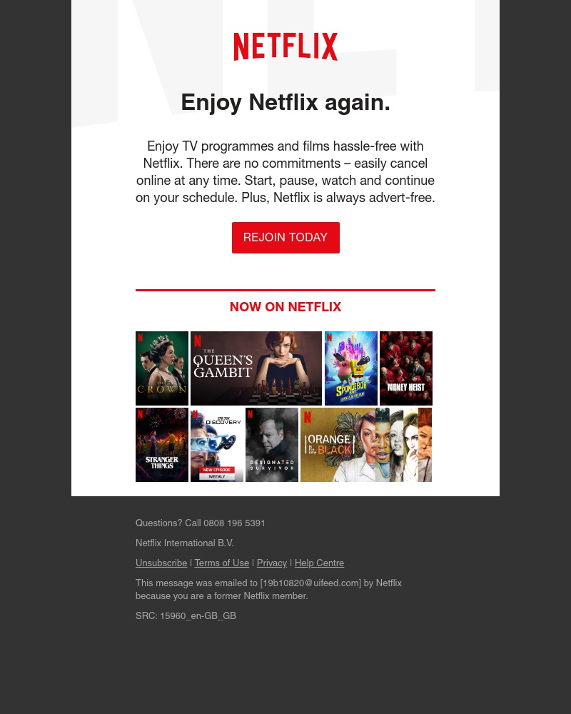 Onboarding on Netflix video screenshot