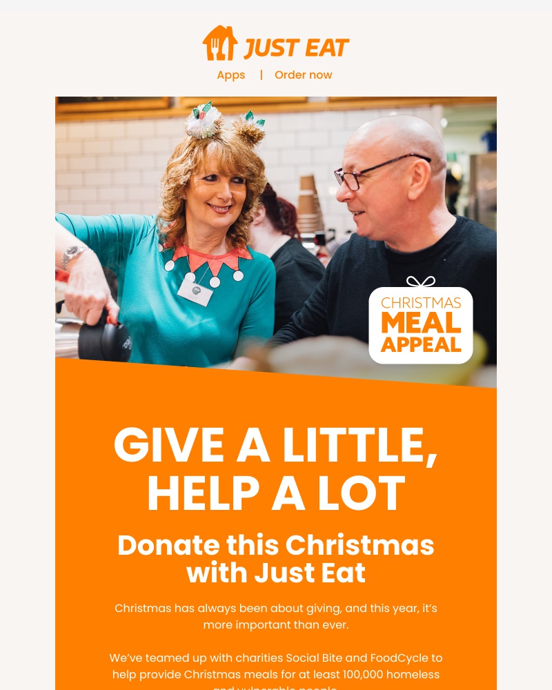 Just Eat - Ramy, give a little, help a lot
