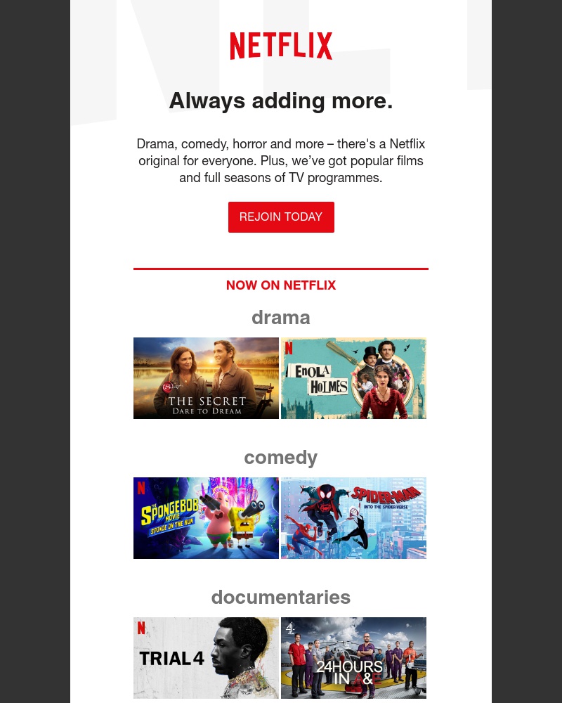 Onboarding on Netflix video screenshot