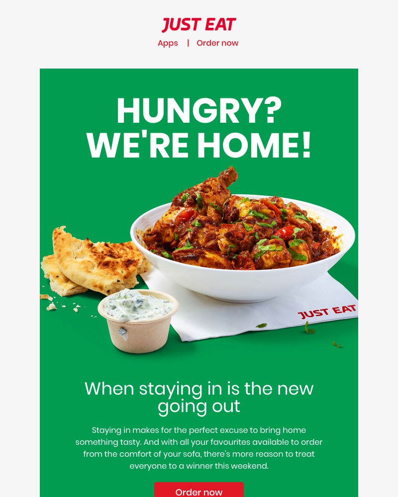 Just Eat - Ramy, order in something tasty