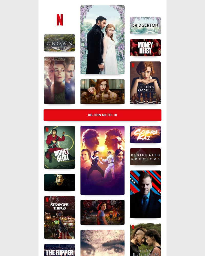 Netflix - Ramy, spend on experiences not things. Make time for rest, relaxation and some Netflix 😉