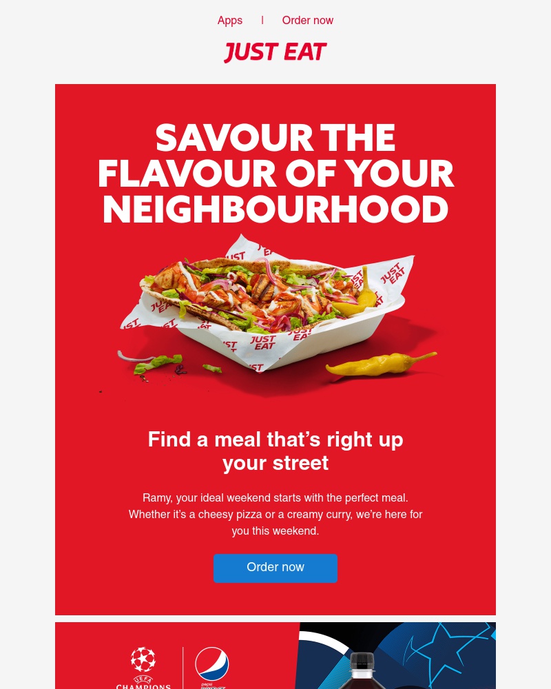 Just Eat - Ramy, taste something special tonight