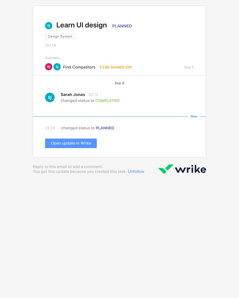 Wrike - RE: [Design System] Learn UI design